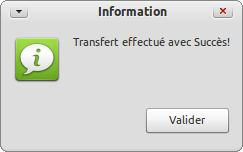 Transfert terminé